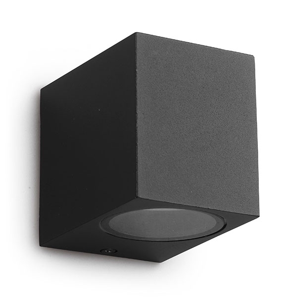 RECTANGULAR GU10 PARA 1 DICROICA NEGRO