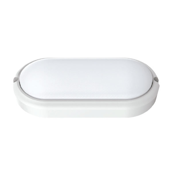 TORTUGA LED OVALADA BLANCA 8W